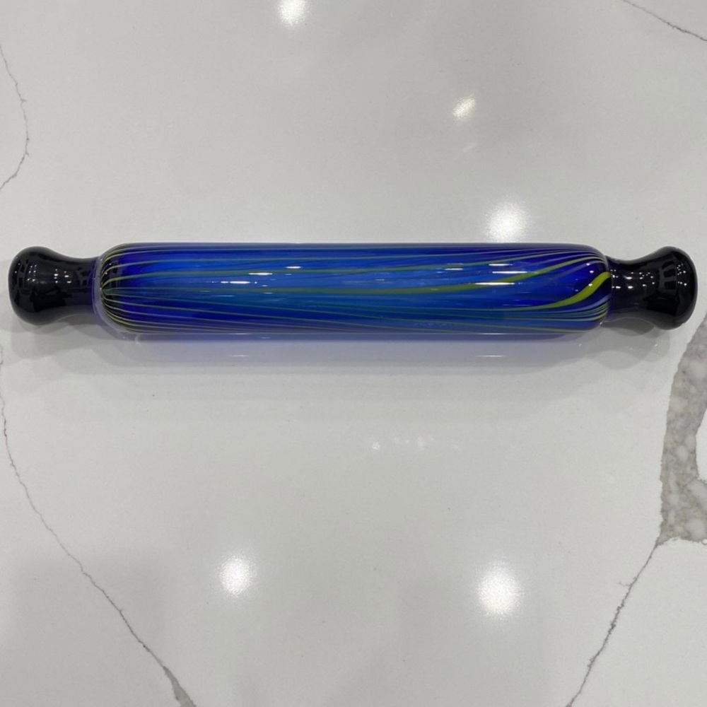 Vintage Glass Rolling Pin